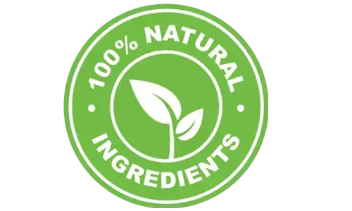 Naturally sourced ingredients badge